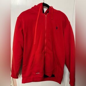 U.S. Polo Assn. Full Zip Sherpa-Lined Hoodie